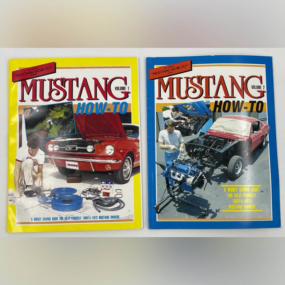 1964 ½ to 1973 “Mustang How To” Guides Volume 1 & 2 by California‎ Mustang New